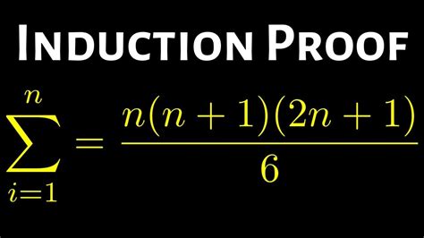 Mathematical Induction Formula And Examples - Math Formulas