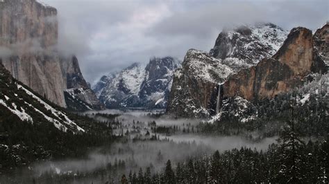 Yosemite Ulusal Parkı 4k Duvar Kağıtları Yosemite Wallpaper Winter