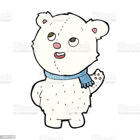Cartoon Cute Polar Bear Cub Stock Illustration Download Image Now
