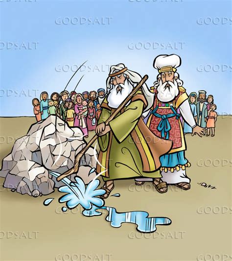 Moses Strikes The Rock Goodsalt