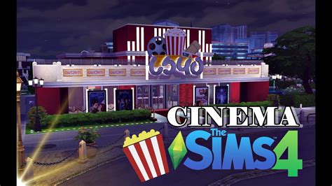 Construindo Um Cinema Movie Theater│the Sims 4 Speed Build Youtube