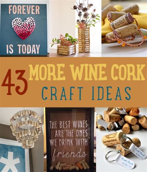 43 More Diy Wine Cork Crafts Ideas Diy Projects