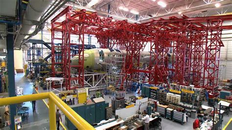 Assembly Of Cseries Static Test Airframe Underway Youtube