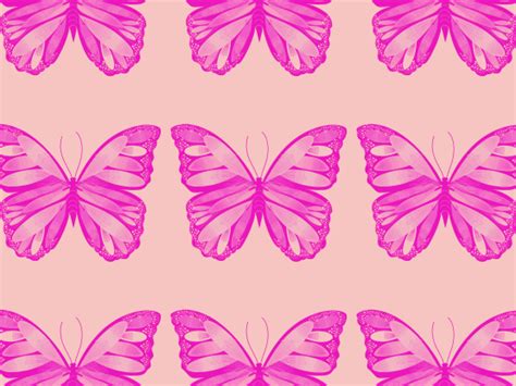 Pattern Pink Butterflies Pink Butterfly Patterns Pink Pink