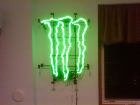 Monster Energy Neon Sign Minimalis