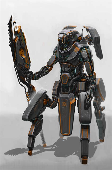 Futuristic Robot Robot Concept Art Robots Concept