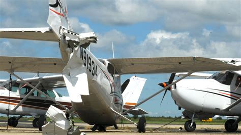 High Winds Storms Destroy Osu Airplanes At Stillwater Regional Airport