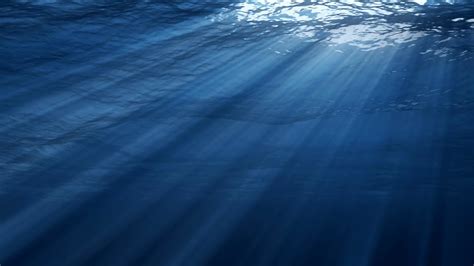 Underwater View With Ocean Waves Flowing In Stock Motion Graphics Sbv