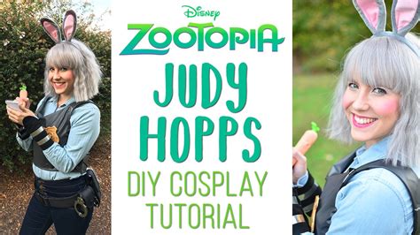 Judy Hopps Diy Cosplay Tutorial Zootopia Cosplay Youtube