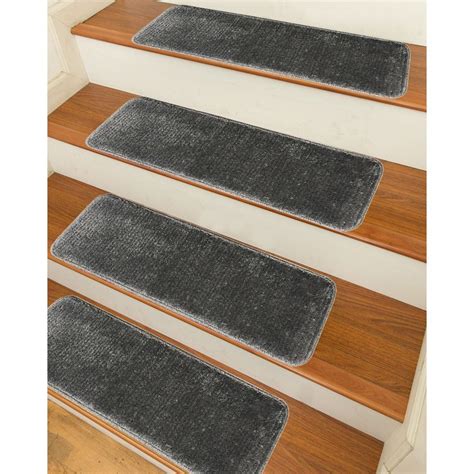 The seagrass carpet stair treads are the perfect way to make your stairs look beautiful and safer at the same time. sweet home stores Luxury Grey Stair Treads | Shag carpet, Carpet stairs, Carpet stair treads