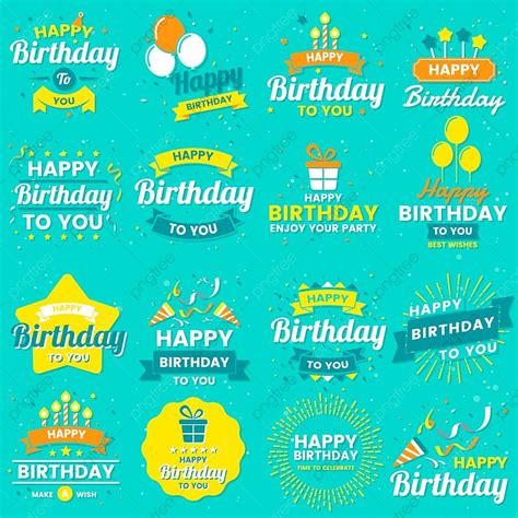 Happy Birthday Banner Vector Png Images Happy Birthday Vector Logo For