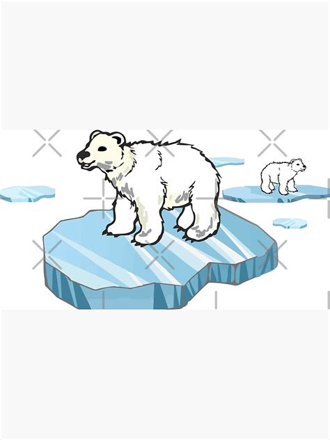 Cute Polar Bear Poster For Sale By Malekomar Redbubble