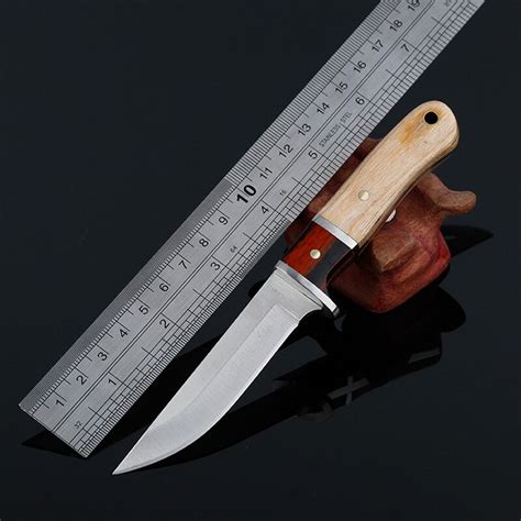 Mini Fixed Blade Fighting Knife Camping Survival Pocket Knives Outdoor