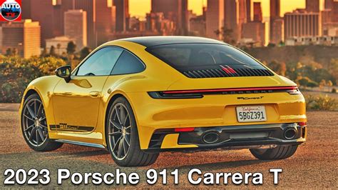 2023 Porsche 911 Carrera T In Racing Yellow Youtube