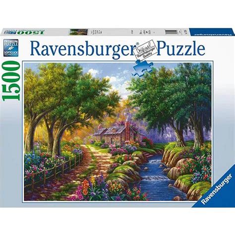 Ravensburger Puzzle Cottage By The River 1500 Piece Shop Today Get