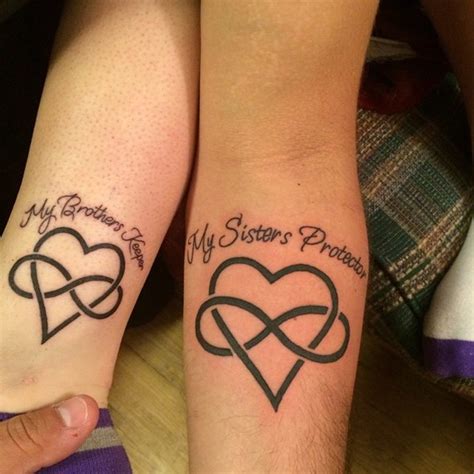 60 brother sister tattoo that will melt your heart