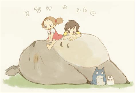 Totoro Kusakabe Satsuki Kusakabe Mei Chibi Totoro And Chuu Totoro