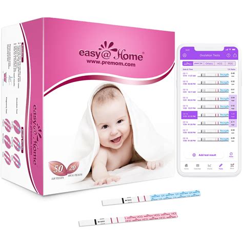 Buy Easyhome 50 Ovulation Test Strips And 20 Pregnancy Test Strips