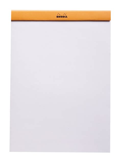 buy rhodia bloc pad no 18 a4 blank orange at mighty ape nz