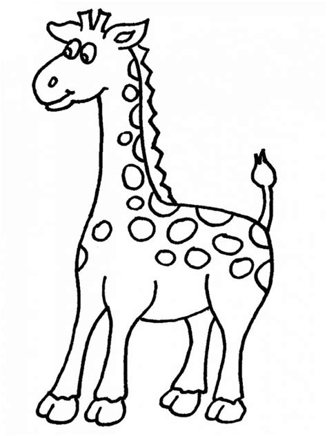 Coloriage Girafe Gratuit à Imprimer