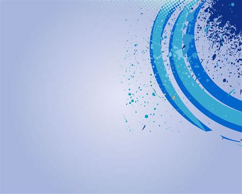 Blue And White Half Circle Powerpoint Background Available In