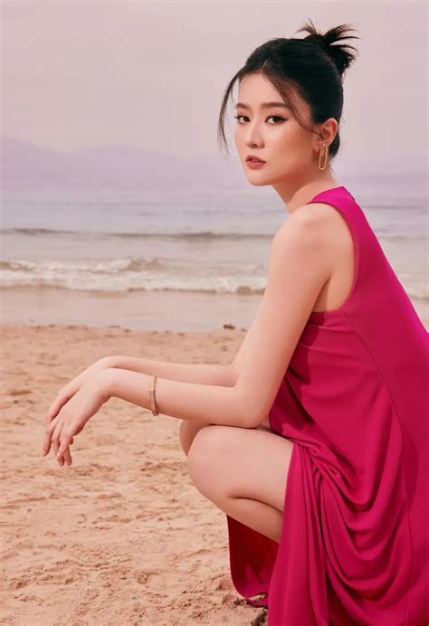 Qiao Xin Rose Red Dress Shape Inews