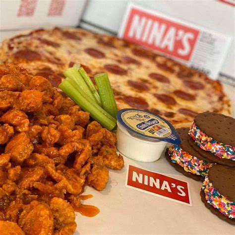 Menu For Ninas Wing Bites And Pizza Dunmore In Dunmore Pennsylvania United States