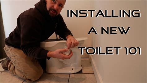 Easilyinstall A New Toilet Youtube