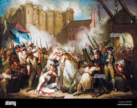 Der Sturm Auf Die Bastille Gemälde Der Französischen Revolution Von