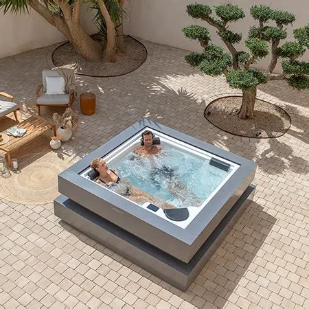 Lounge Hot Tub Outdoor Or Indoor Jacuzzi For People Aquavia Spa