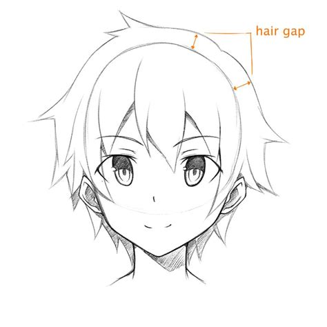Anime Male Hair Reference Side View Goimages Nexus
