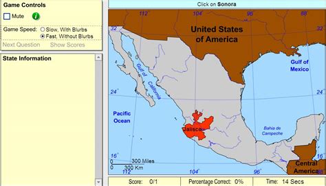Interactive Map Of Mexico States Of Mexico Advanced Intermediate
