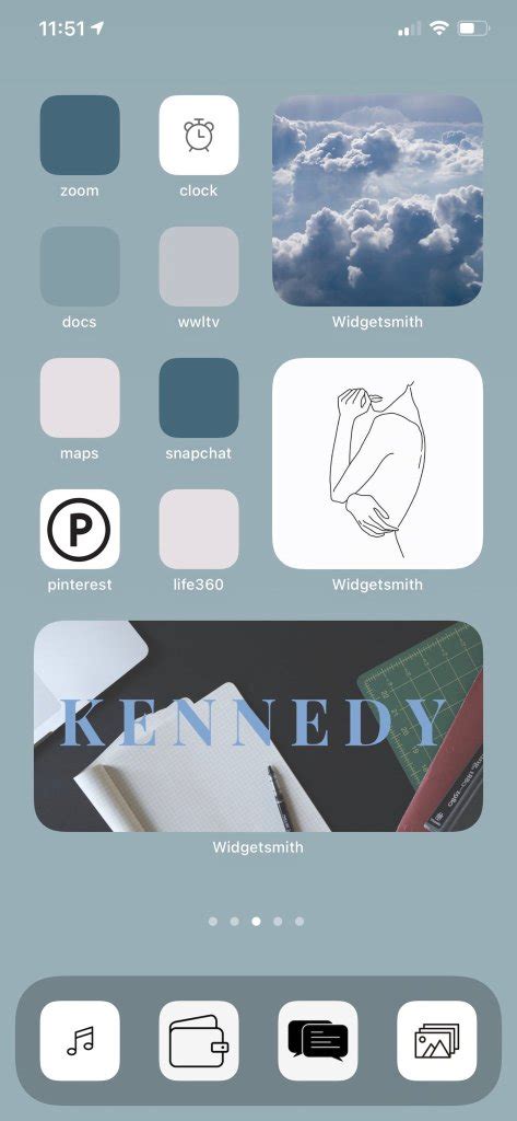 Blue Themed Home Screen Ideas Straphie