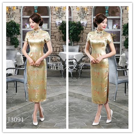 17colors chinese cheongsam traditional wedding qipao woman embroidery elegant split dress female