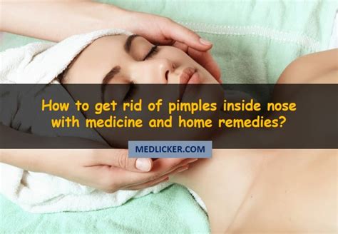 How to prevent pimples on the nose? How to get rid of pimples inside the nose