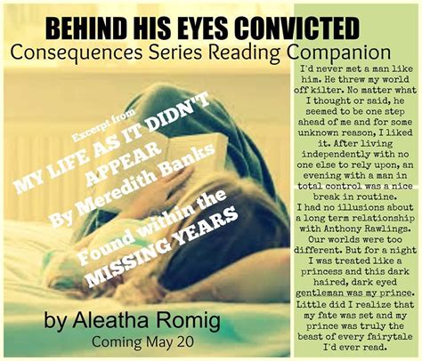 Behind His Eyes Convicted By Aleatha Romig Release Date May Mans