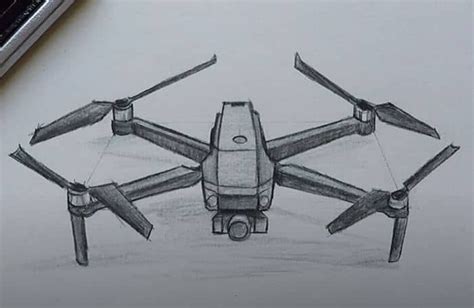 How To Draw A Drone Step By Step Easy Drawings Easy Drawings For