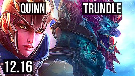 Quinn Vs Trundle Top 4 0m Mastery 600 Games Dominating Euw