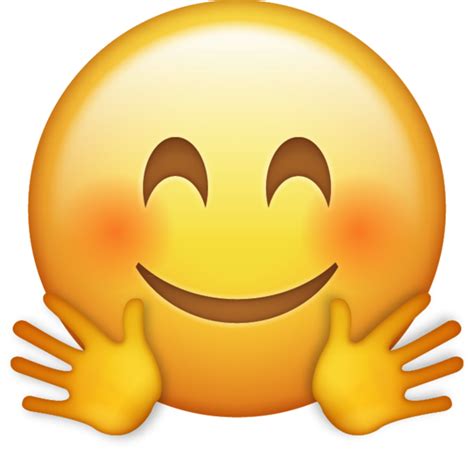 Hugging Emoji Download Iphone Emojis Emoji Island
