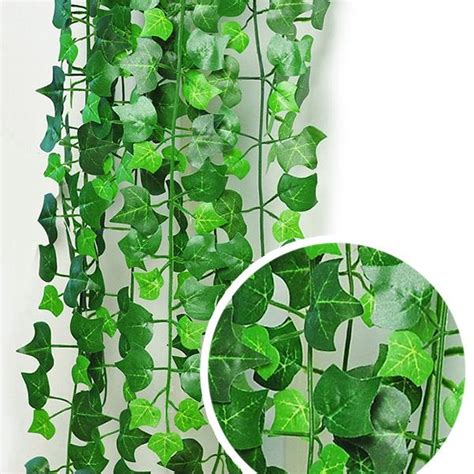 The secret to making a truly convincing fake tree is in the bark. Boston Ivy Green Artificial Fake Plant Vine Flowers Home ...