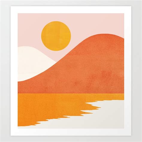 Buy Abstractionseaside Art Print By Forgetme Worldwide Shipping