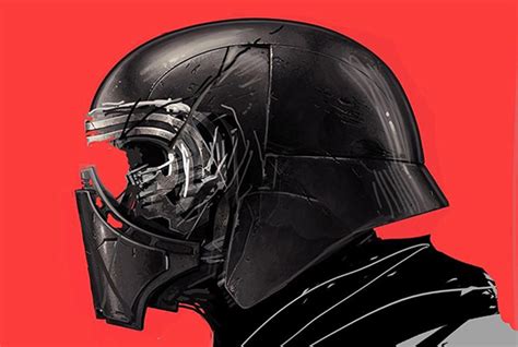 Concept Designs For Kylo Rens Helmet In The Rise Of Skywalker Jedi News