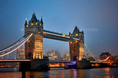 Night View Of Tower Bridge Stock Photo By Magone Photodune