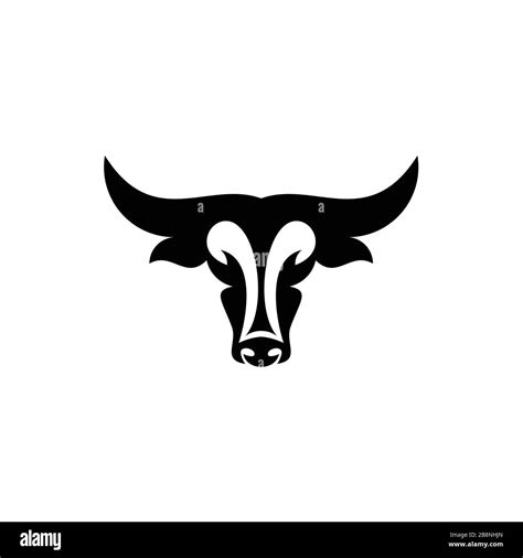 Bull Head Logo Vector Illustration Of Bull Stock Vector Image And Art