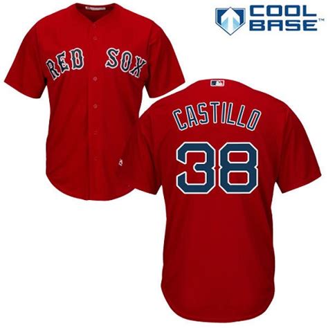 Youth Majestic Boston Red Sox Rusney Castillo Replica Red Alternate