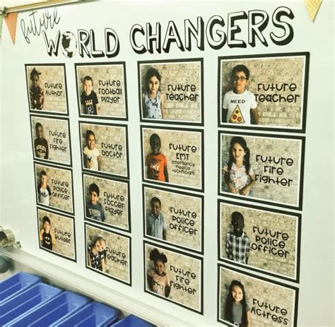 Future World Changers Bulletin Board Elementary Classroom Themes