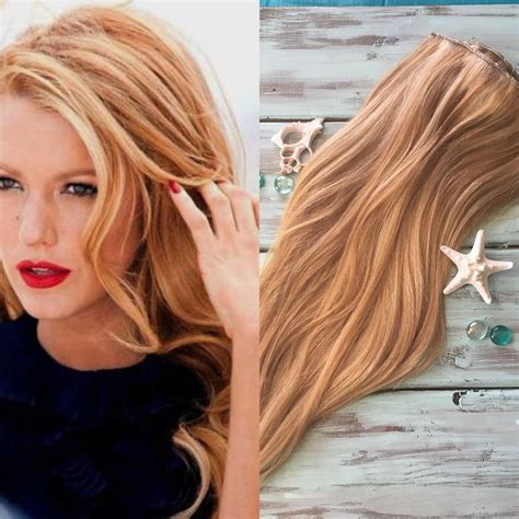 Strawberry Blonde Clip In Hair Extensions Mermaid Hair Extensions