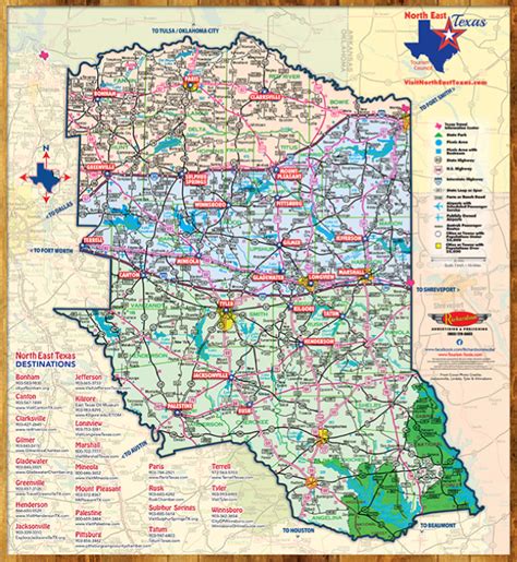 North Texas Map Photos Cantik