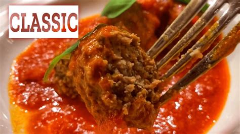 To begin, place all the ingredients in a large bowl and combine well. Classic Italian Meatballs | EASY RECIPE - YouTube