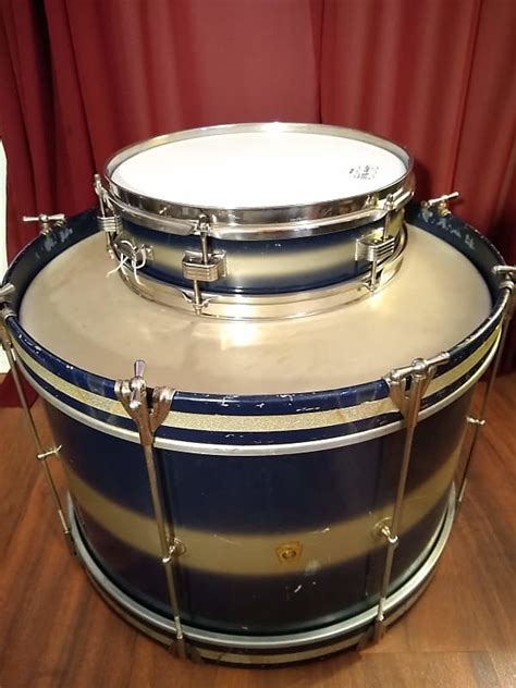 Ludwig Vintage Hobby Kit Jazz Combo Snare 13 1962 Blue And Reverb